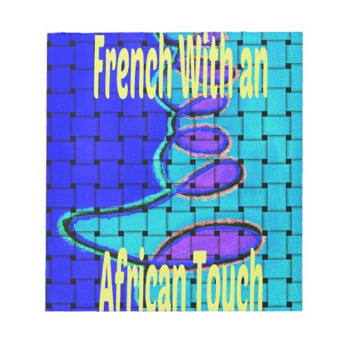 Africa  with a  French Touch Notepad