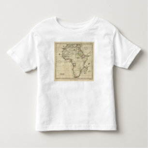Africa with boundaries outlined toddler t-shirt