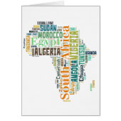 Africa Word Art (Front)