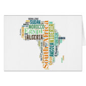 Africa Word Art (Front Horizontal)