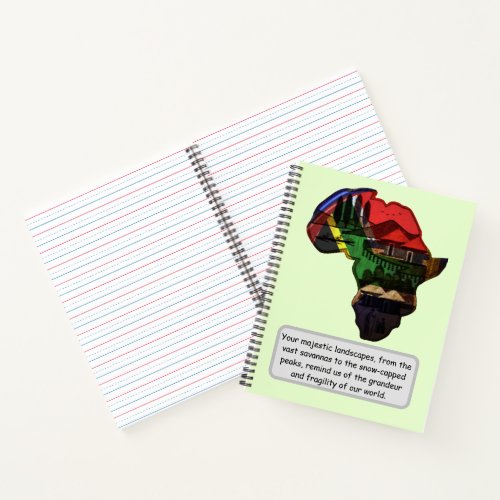 Africa You are my happy place Notebook