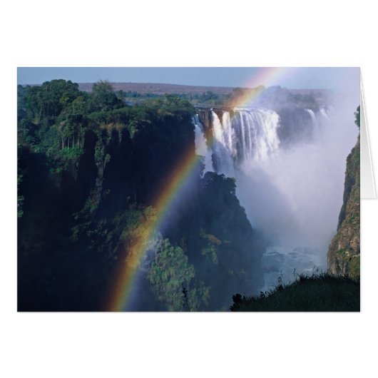 Africa, Zimbabwe. Victoria Falls Cards (Front Horizontal)