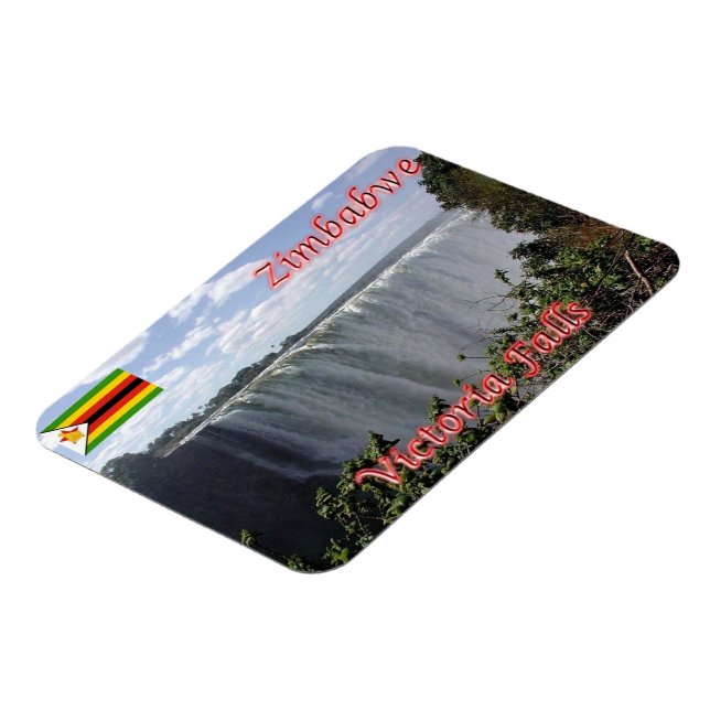 Africa - Zimbabwe - Victoria Falls Magnet (Left Side)