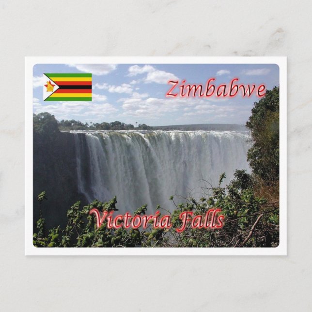 Africa - Zimbabwe - Victoria Falls Postcard (Front)
