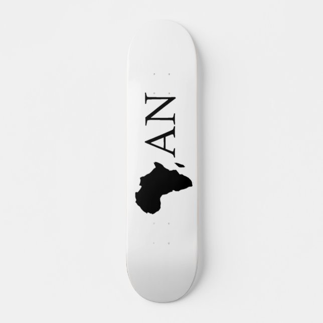 africaAN Skateboard Deck (Front)