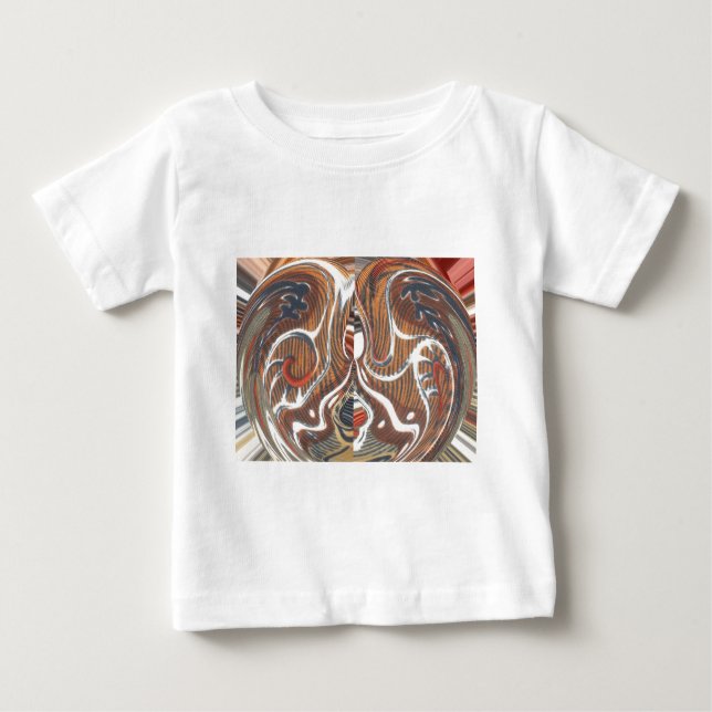 African Abstract Art Print Baby T-Shirt (Front)