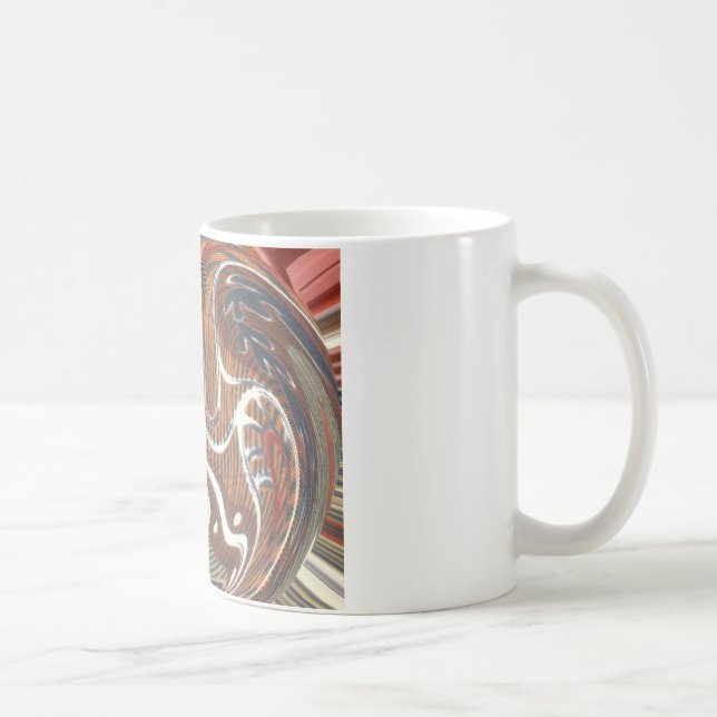 African Abstract Art Print Coffee Mug (Right)
