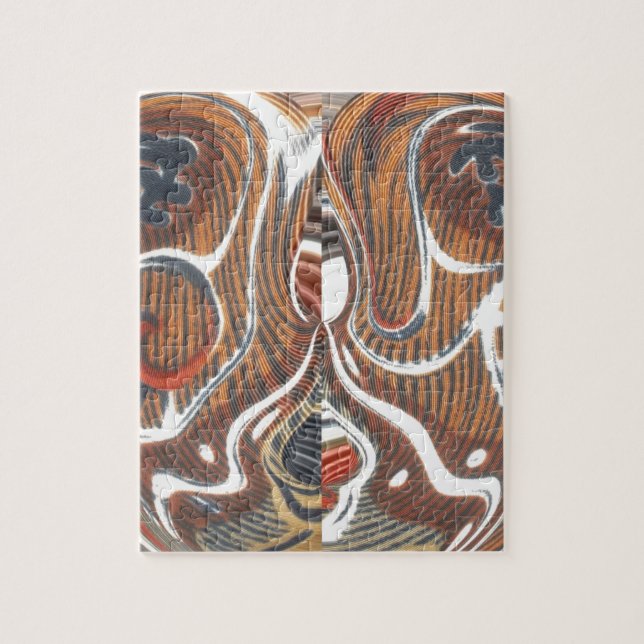 African Abstract Art Print Jigsaw Puzzle (Vertical)