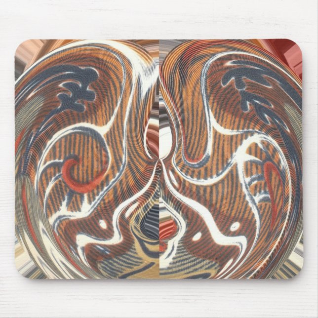 African Abstract Art Print Mouse Pad (Front)