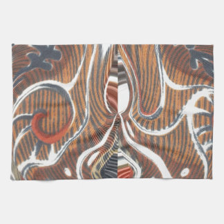 African Abstract Art Print Towel