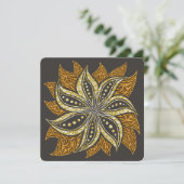 African Abstract Floral Batik Style (Standing Front)