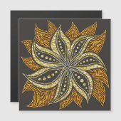 African Abstract Floral Batik Style (Front/Back)