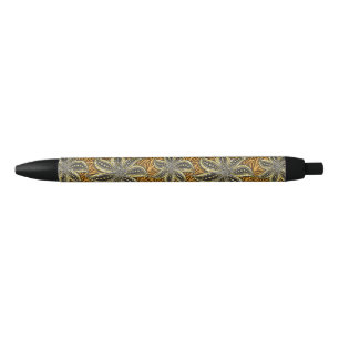 African Abstract Floral Batik Style Pen