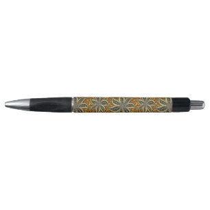African Abstract Floral Batik Style Pen