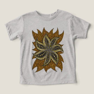 African Abstract Floral Batik Style Toddler T-shirt