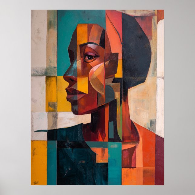 African Abstract  Poster (Front)