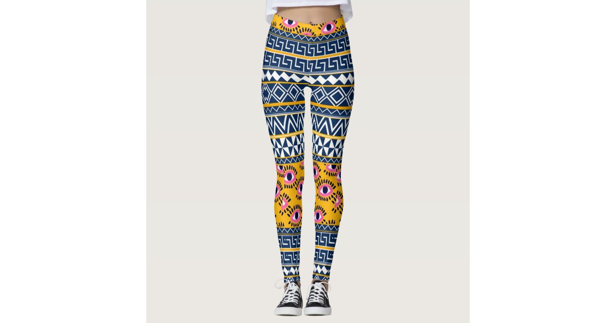 Abstract Print Leggings