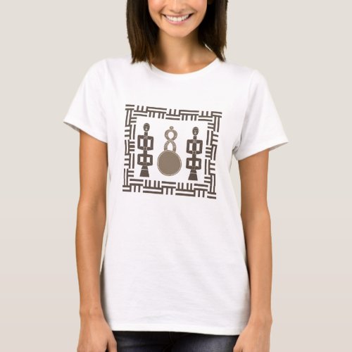 African abstract tribal art T_Shirt