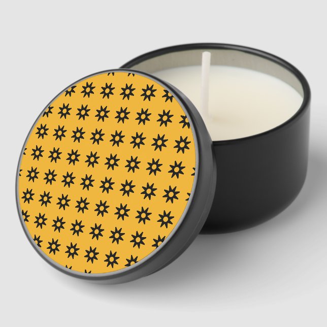 African Adinkra Mini Candle Favors (Corner)