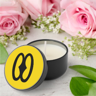 African Adinkra Mini Candle Favors