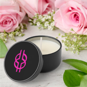 African Adinkra Mini Candle Favors
