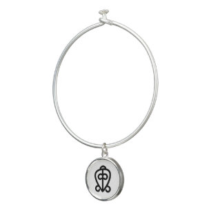African Adinkra (Power of Love) Bangle Bracelet
