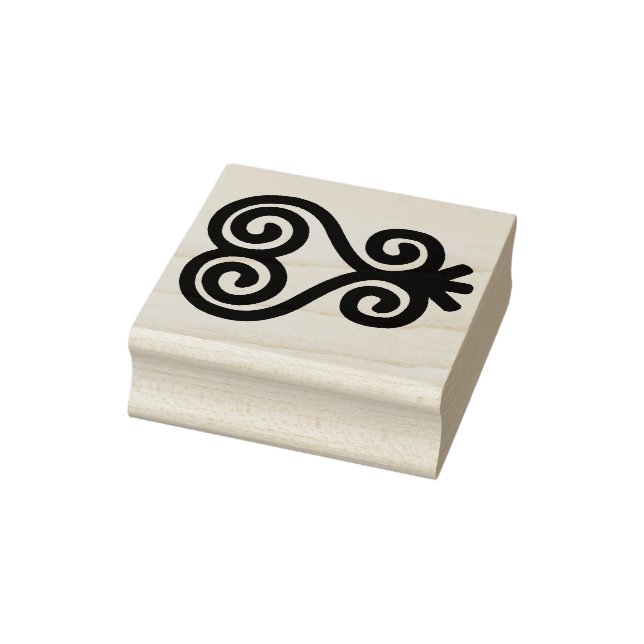African Adinkra Sankofa Rubber Stamp (Stamp)