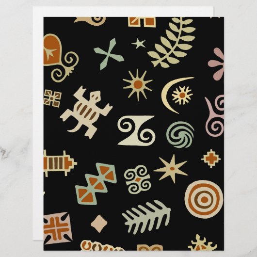 African Adinkra Symbols (Front/Back)