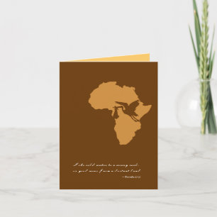 African Adoption Announcement Cards