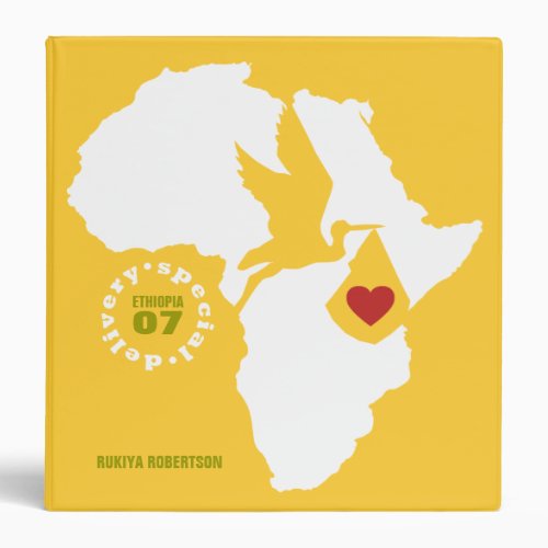 African Adoption Life Book Binder