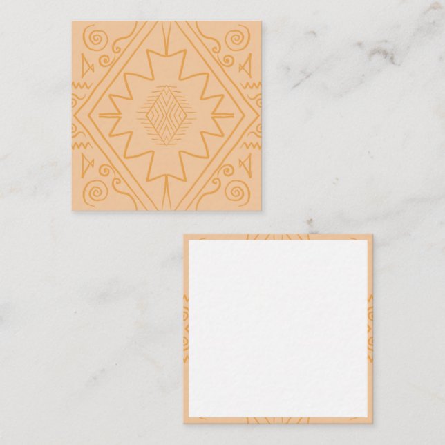 african , afracan pattern ,brown ,elegant ,nature  note card (Front/Back)