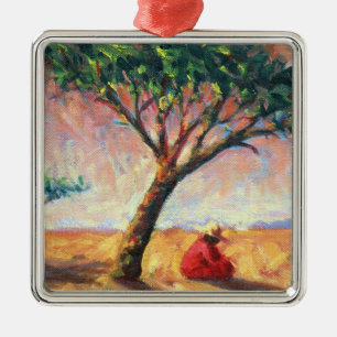 African Afternoon 2003 Metal Ornament