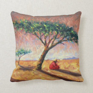 African Afternoon 2003 Throw Pillow