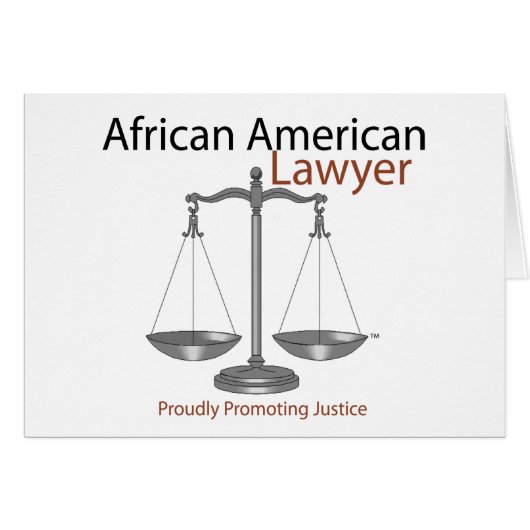 African America Lawyer (Front Horizontal)