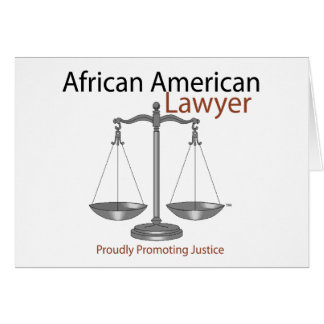 African America Lawyer Cards