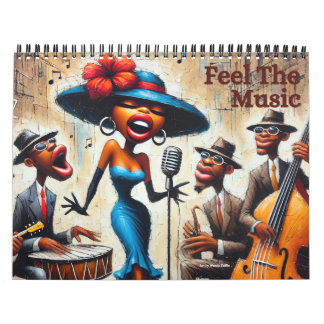 African American 2027 Wall Calendar Feel the Music