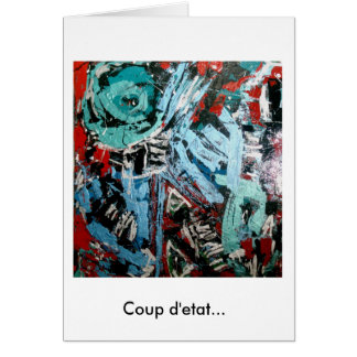 African American Abstract Expressionist Black Art Cards