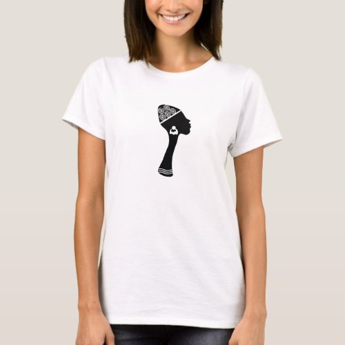 african american abstract woman portrait T_Shirt