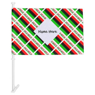 African American and Diaspora Flag Tiled Personal