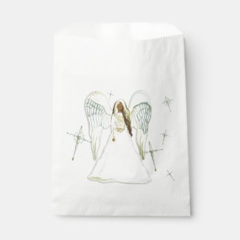 African American Angel Favor Bags by ChristmasBellsRing at Zazzle