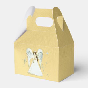 African American Angel Favor Box