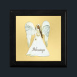 African American Angel Jewelry Box<br><div class="desc">African American Angel Jewelry Box</div>