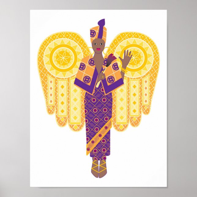 African American Angel Poster (Front)