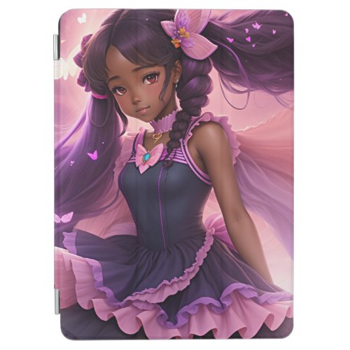 African American Anime Girl Animecore Aesthetic iPad Air Cover