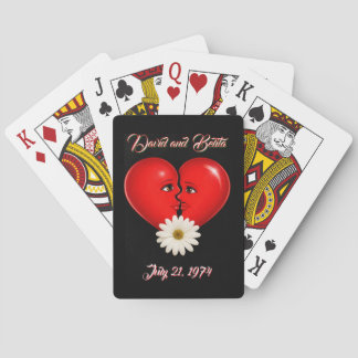 African American Anniversary Poker Cards