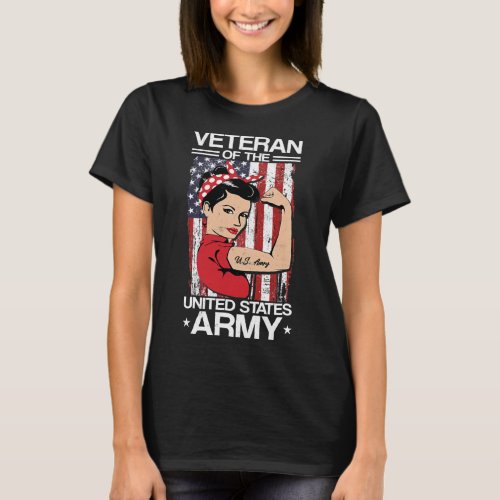 African American Army Veteran Female Shirt Melanin