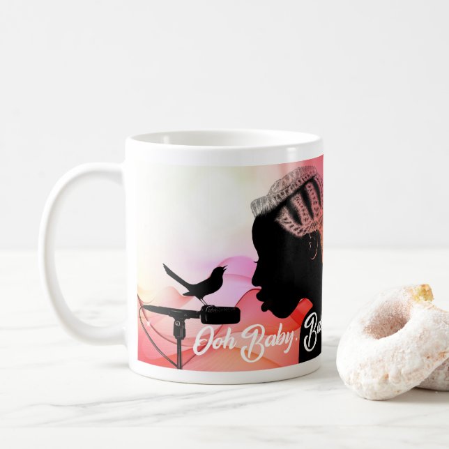 African American Art Mug (With Donut)