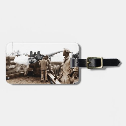 African American Artillerymen Luggage Tag