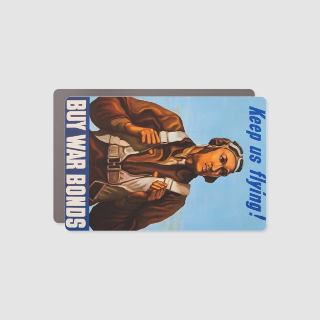 African American Aviators Fighter Pilots of WW2  Car Magnet (Front)
