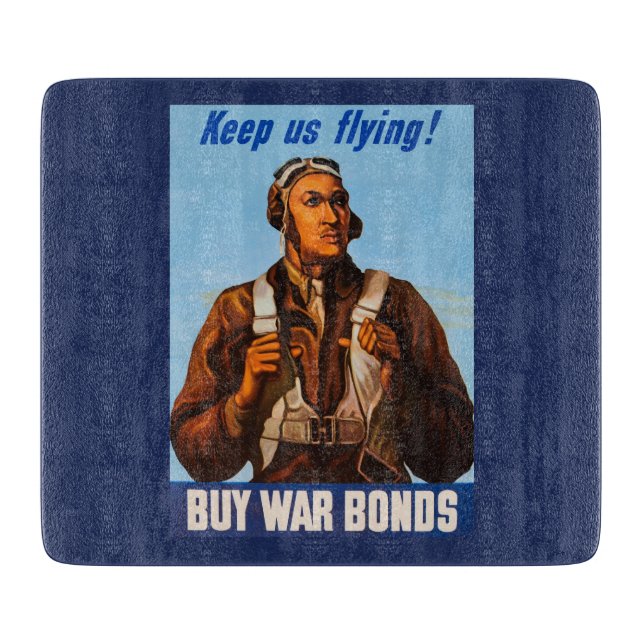 African American Aviators Fighter Pilots of WW2  Cutting Board (Front)